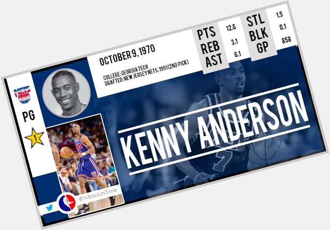 Happy Birthday Kenny Anderson !      