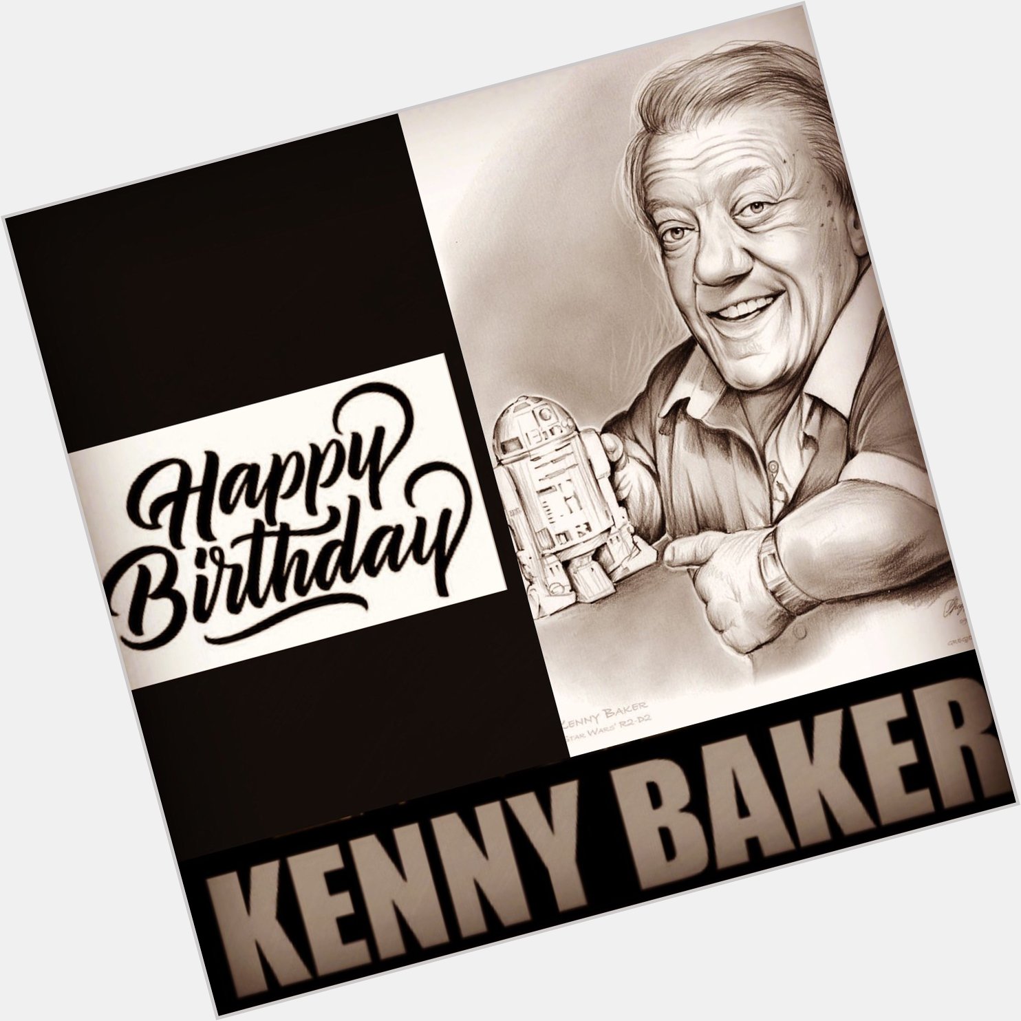 Happy birthday Kenny Baker - Star Wars 
