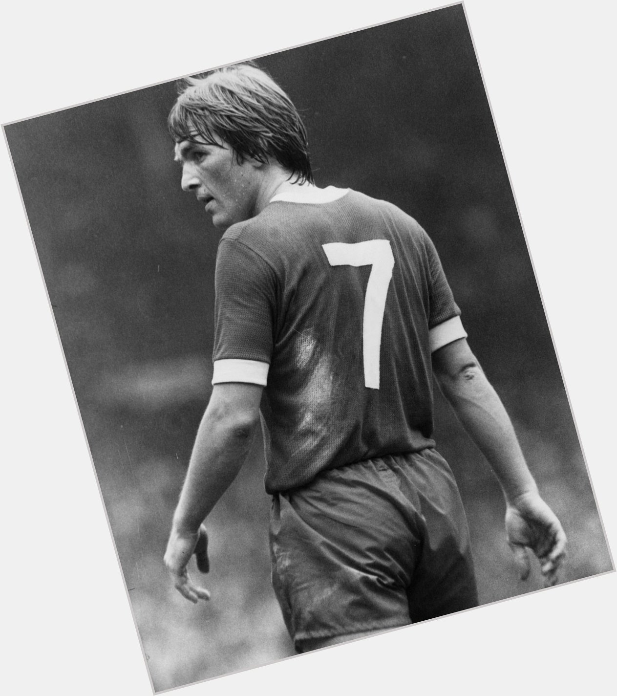 With Kenny Dalglish on the ball. He was the greatest of them all! Happy birthday  