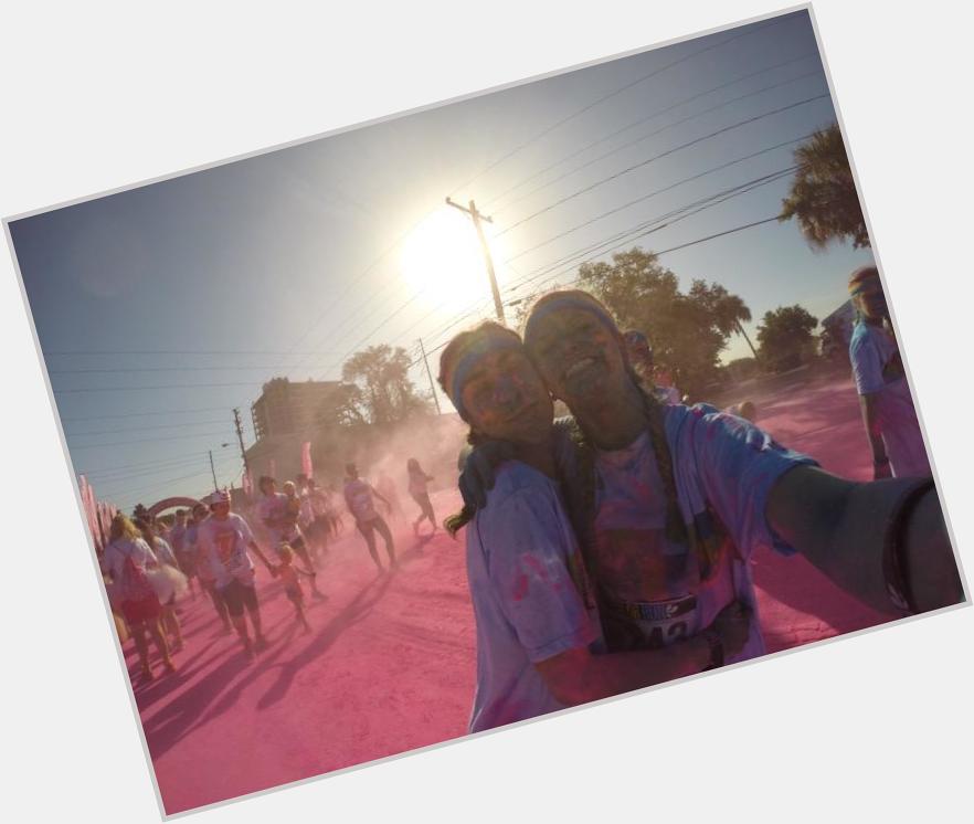 Happy birthday Kenny G!!! Hope your day is even more fun and great than the color run:) love you lots 