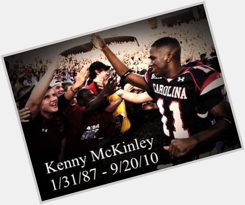 Happy Birthday . We miss you and that big smile . the late GREAT Kenny McKinley 