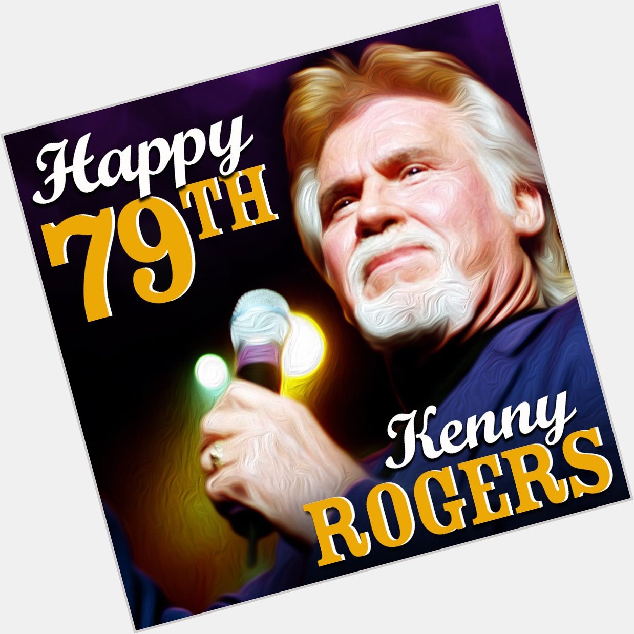 Happy 79th birthday to Country Music Hall of Fame singer, Kenny Rogers! 