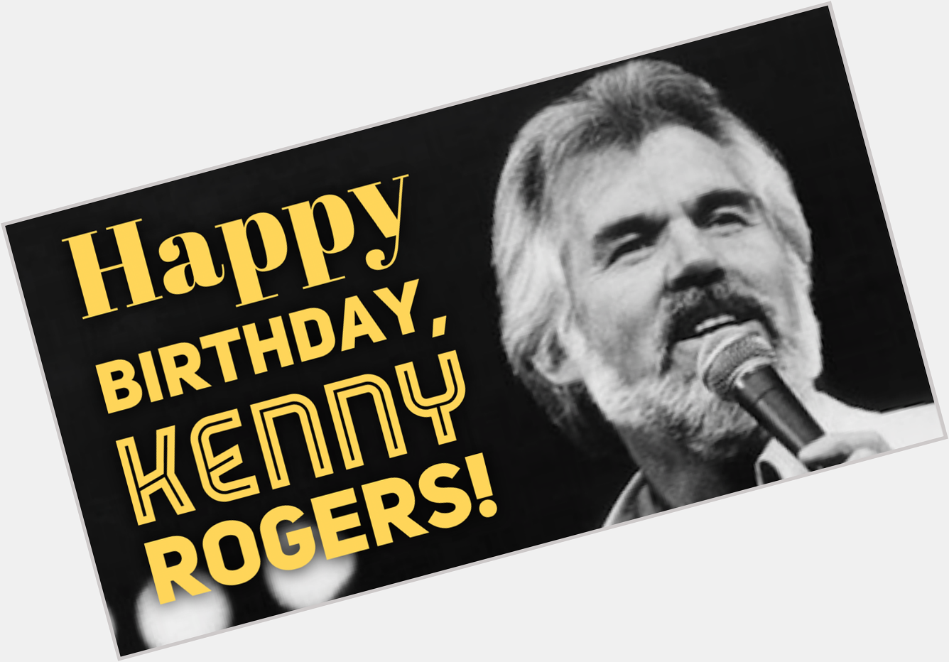 Happy 80th Birthday to Kenny Rogers! What s your favorite of his many country hits?  