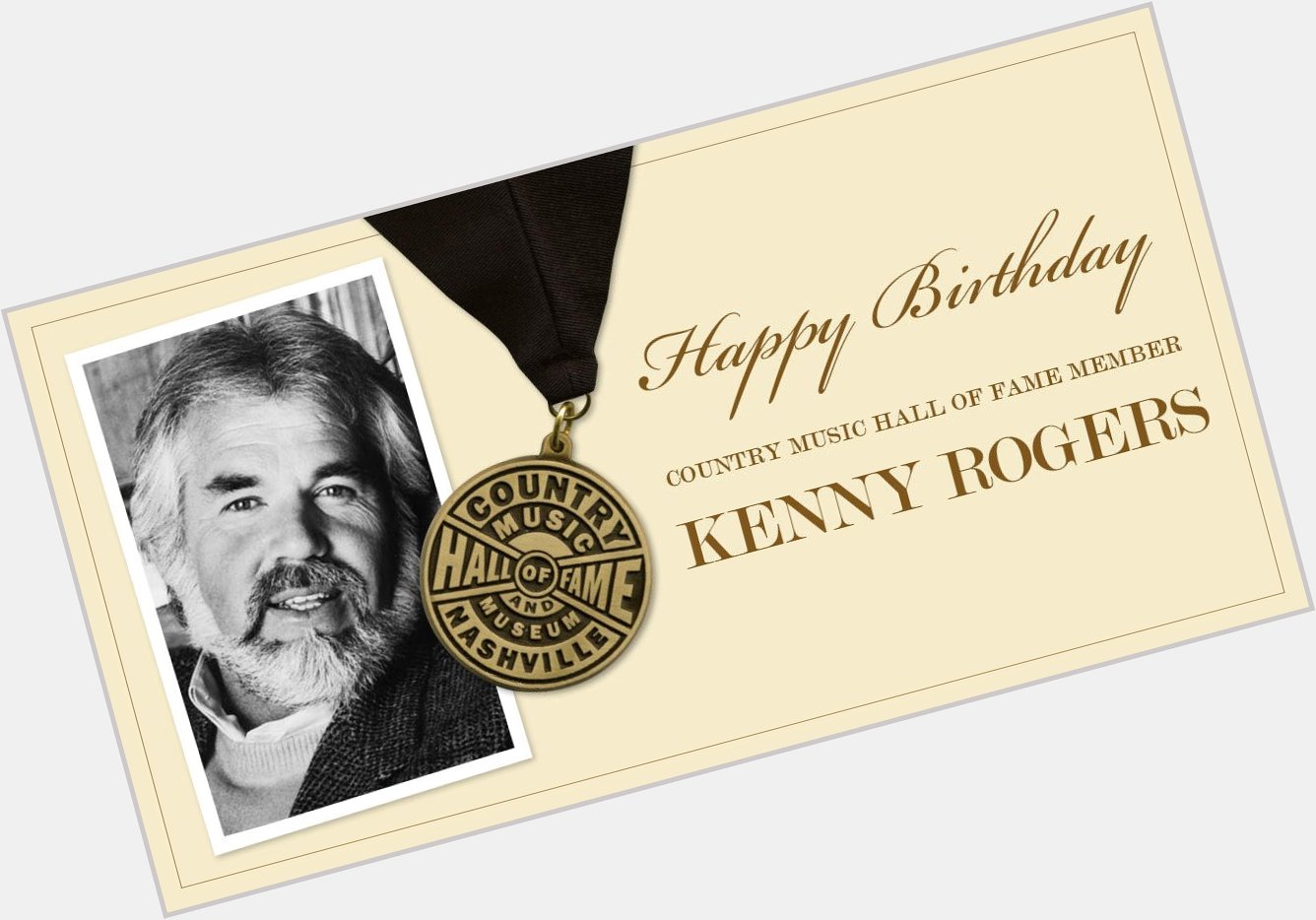 Help us wish Country Music Hall of Fame member Kenny Rogers a very Happy Birthday! 