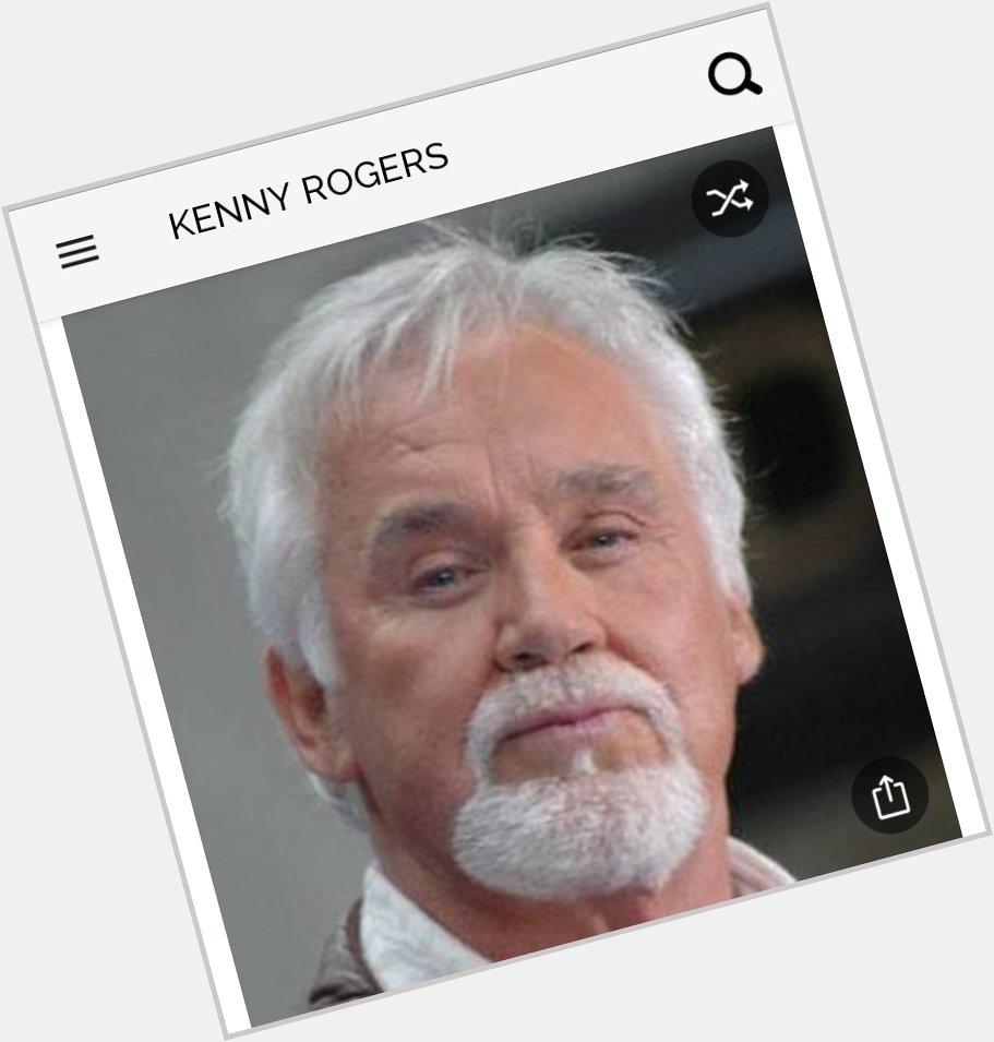Happy birthday to this iconic country singer who needs little introduction.  Happy birthday to Kenny Rogers 
