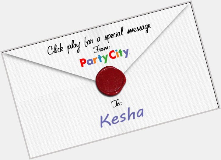 . Tick-Tock on the clock, we hope your party don\t stop! Happy Happy Birthday Kesha!  