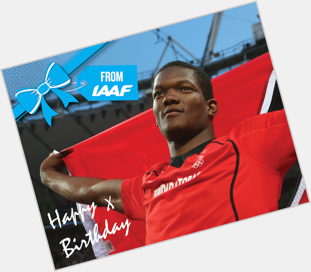 Happy birthday to Keshorn Walcott. He won both the javelin world junior title & Olympic gold within less than a month 