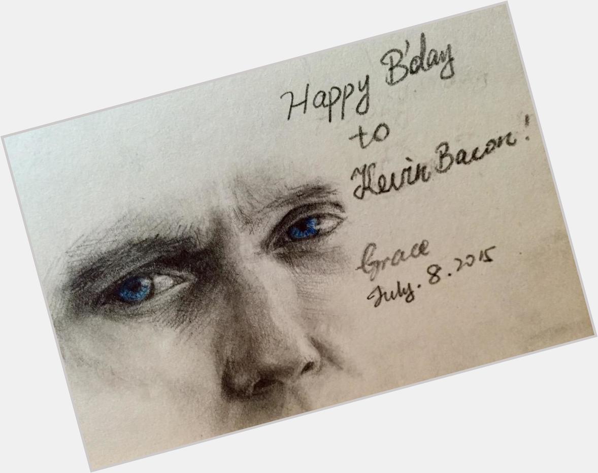  Happy birthday to Kevin Bacon! Hope you will like this drawing! 