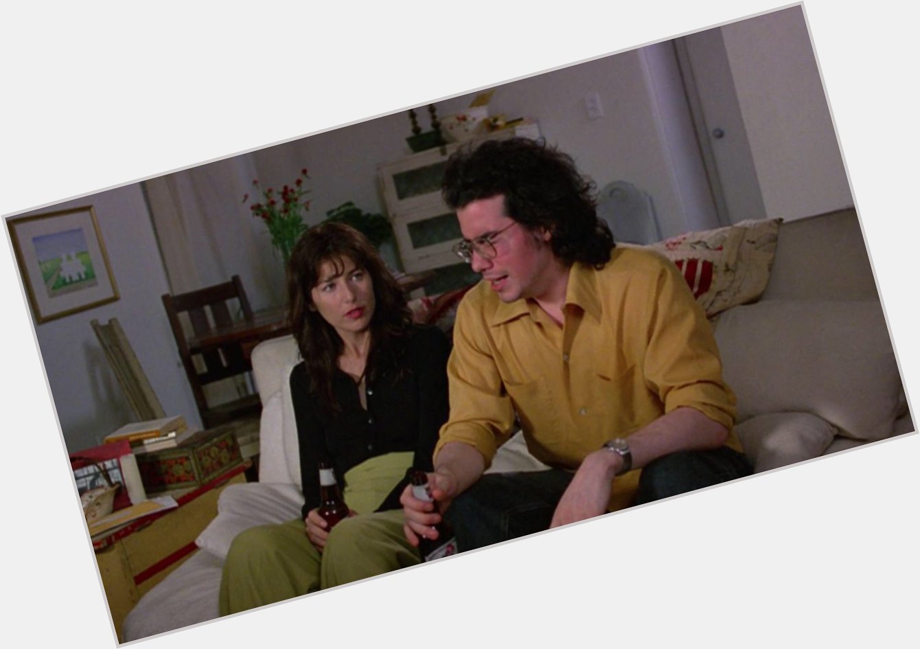 Happy Birthday to Catherine Keener, seen here with Kevin Corrigan in the film Walking and Talking (1996). 