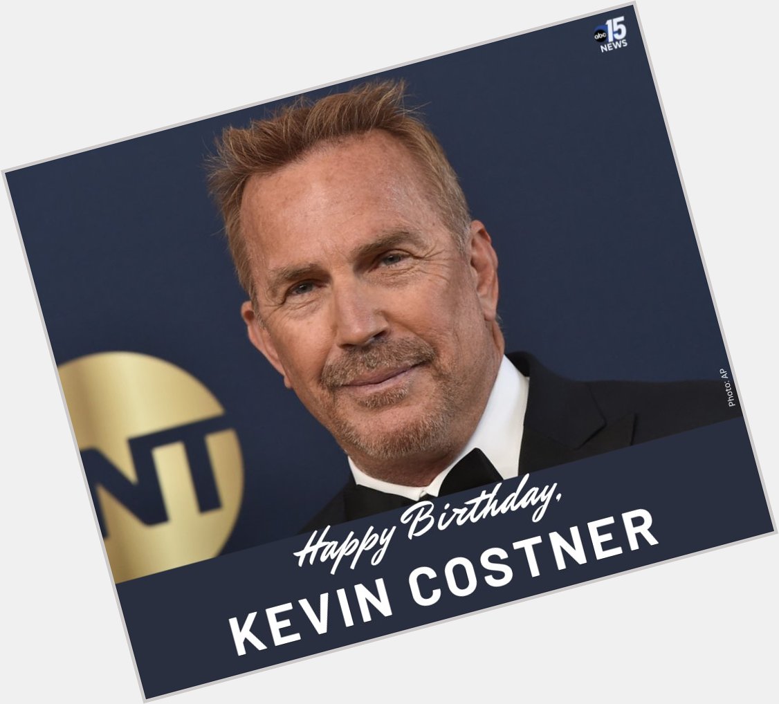 HAPPY BIRTHDAY KEVIN COSTNER!  The iconic actor turns 68 today. 