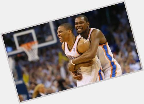 Here s Russell Westbrook wishing Kevin Durant an adorable happy birthday  