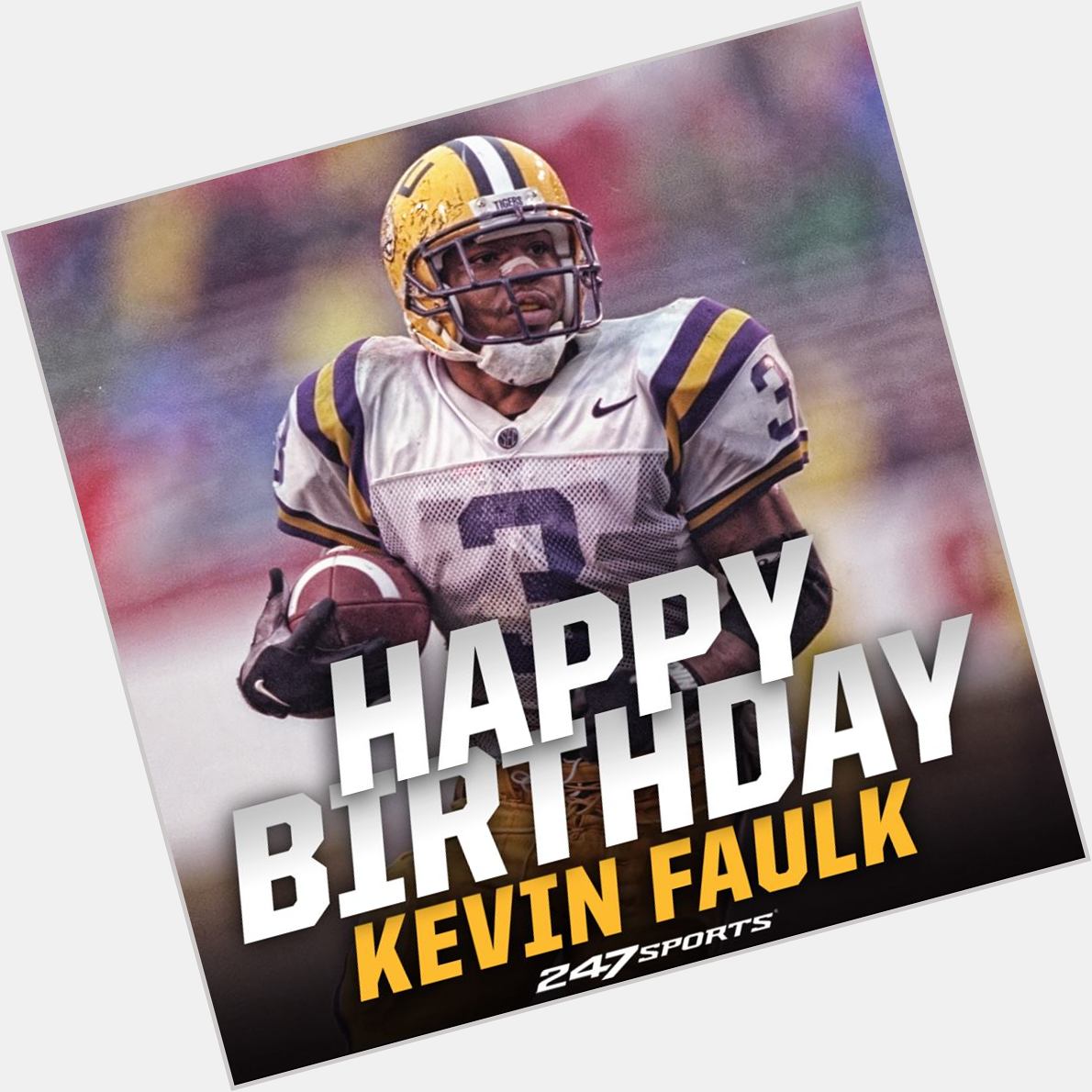 Happy birthday to one of the greatest to ever lace em up for the Tigers, Kevin Faulk! 