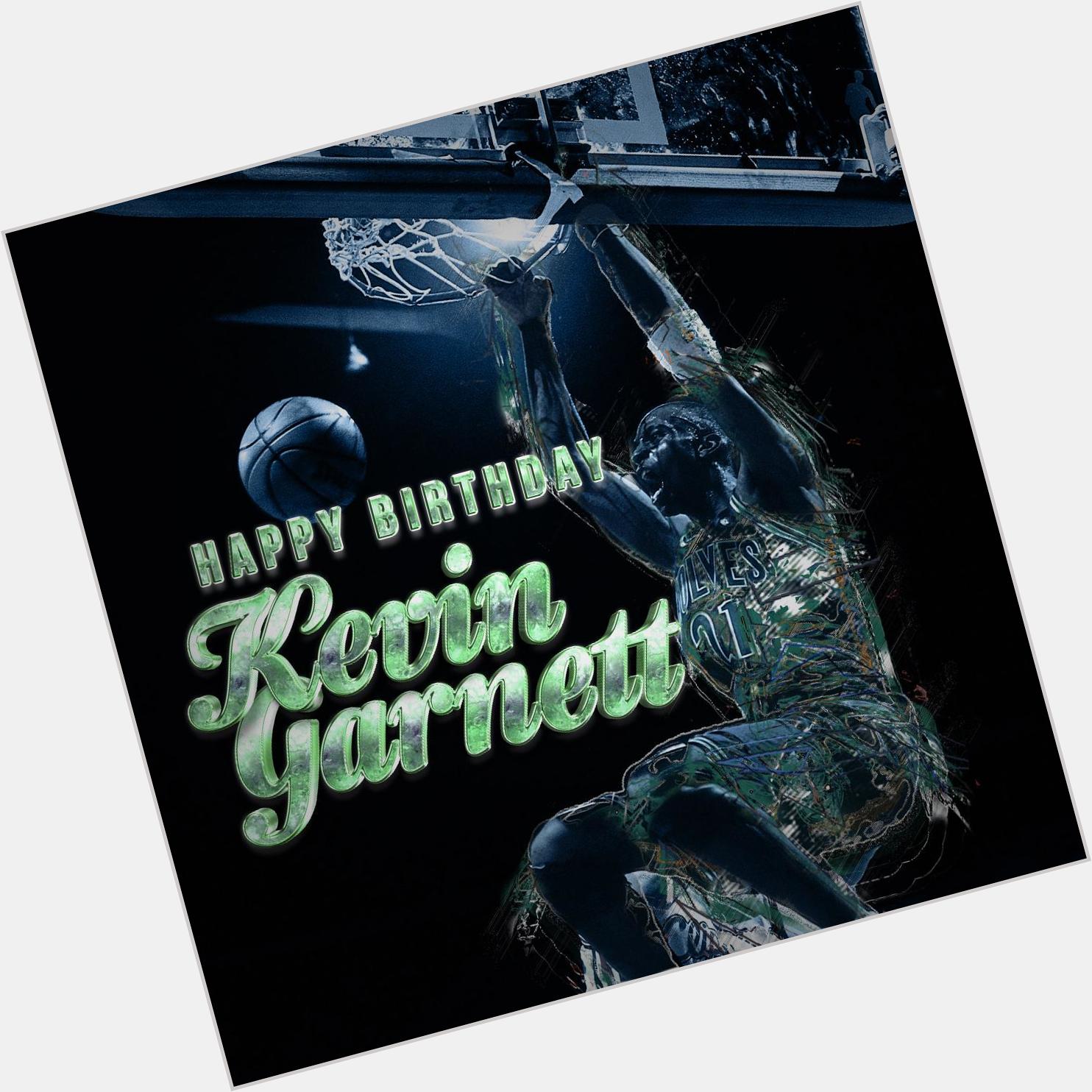 Happy Birthday to 15-time All-Star Kevin Garnett!  