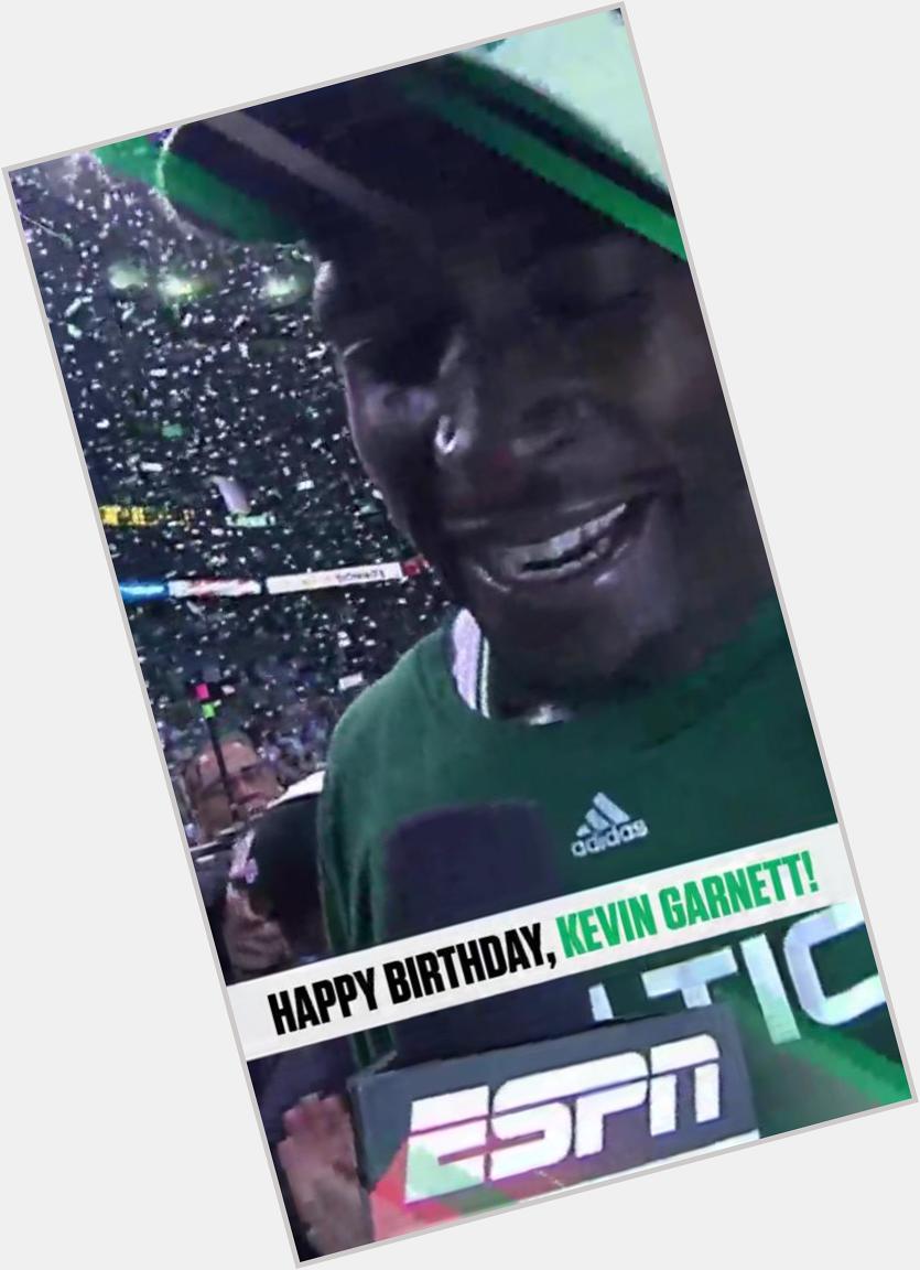 Happy Birthday to the GOAT. Kevin Garnett. 