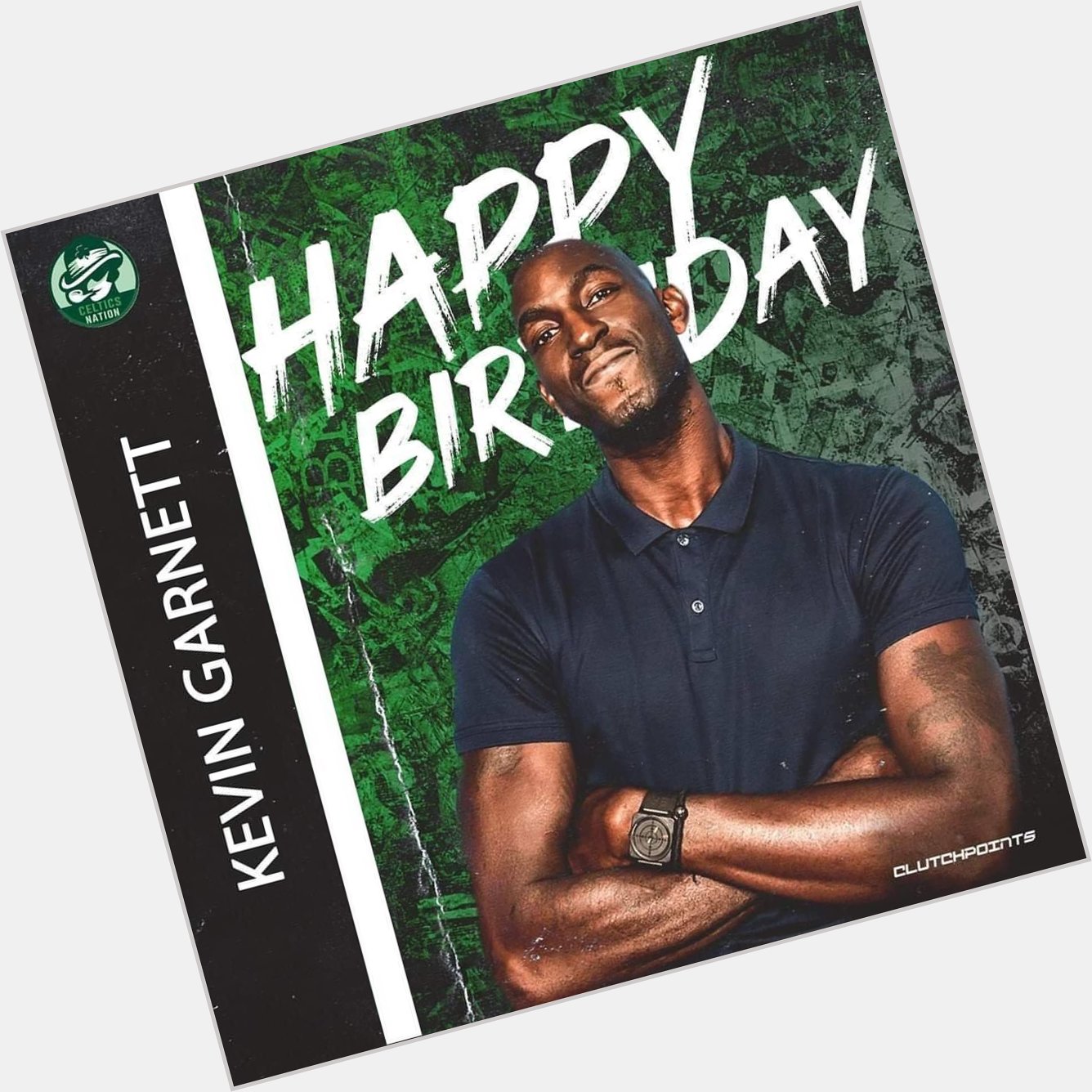 Happy 44th Birthday to NBA legend and Hall of Famer Kevin Garnett aka The Big Ticket!             