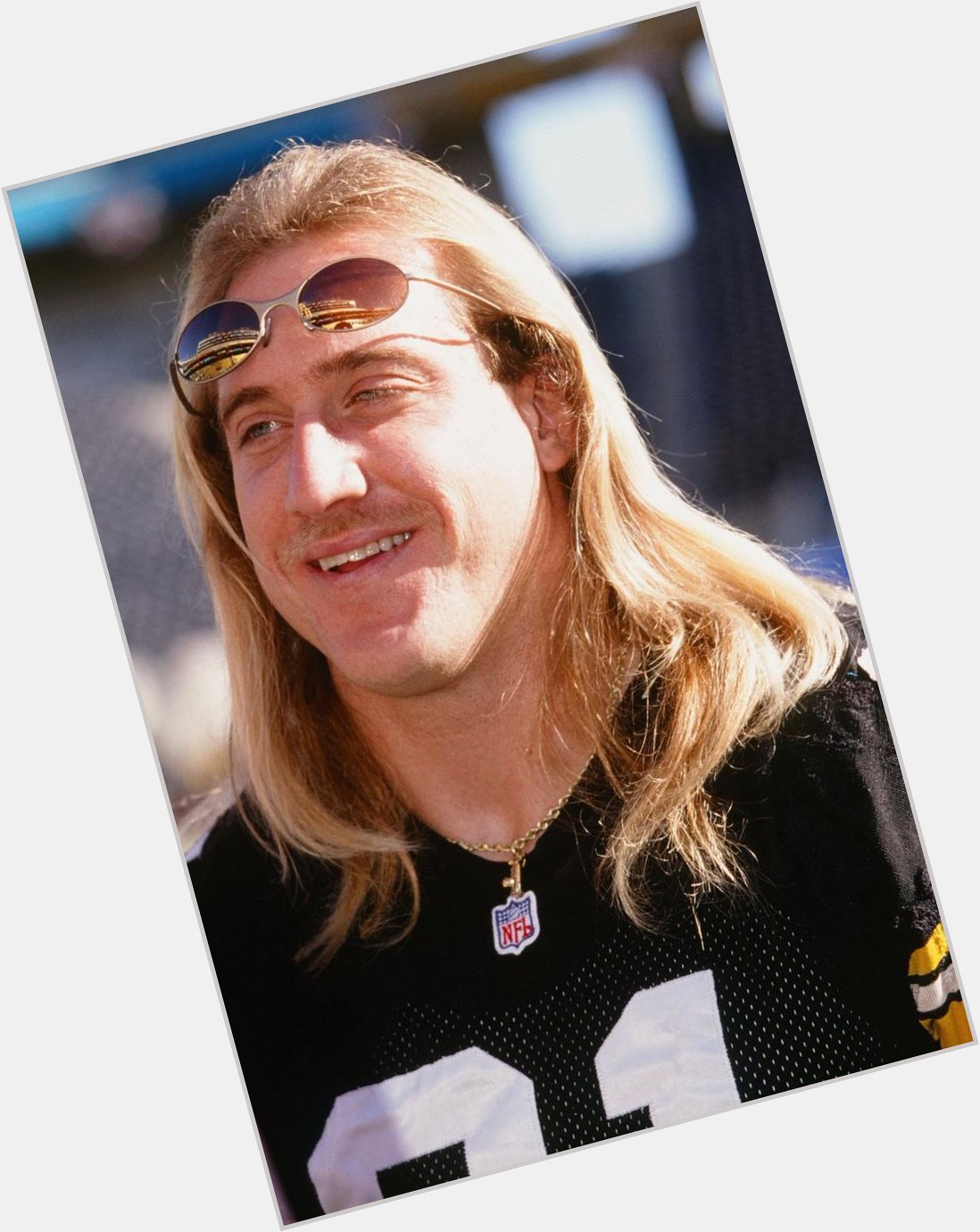Happy 55th birthday to HOF LB Kevin Greene, who whooped opposing QB\s and Ric Flair asses. 