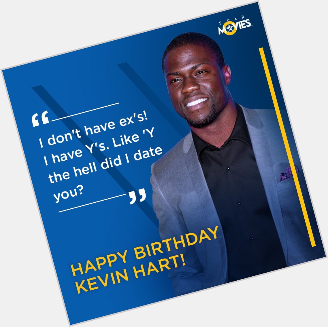This birthday boy sees the funny side of any sad situation! Happy Birthday, Kevin Hart! 