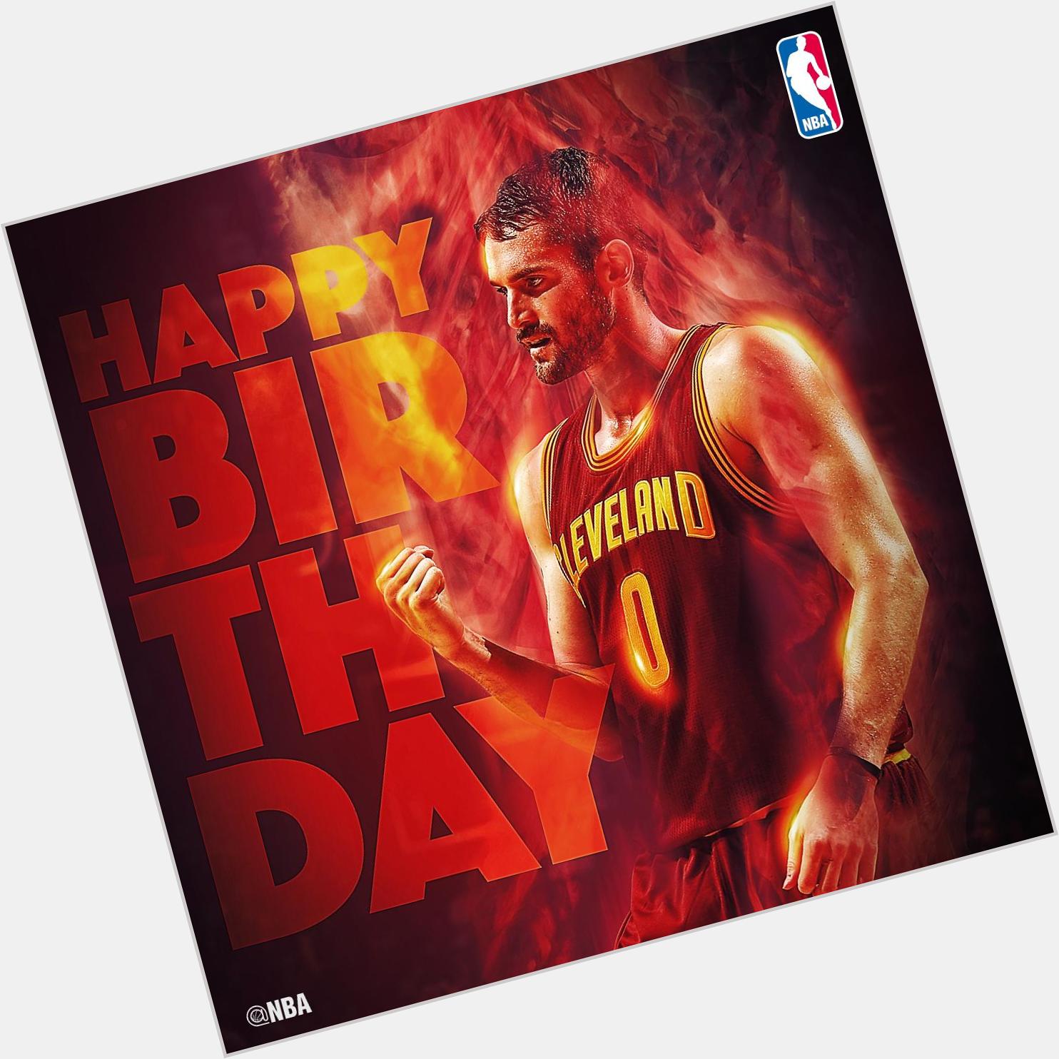 Join us in wishing KEVIN LOVE of the CLEVELAND CAVS a HAPPY BIRTHDAY! 