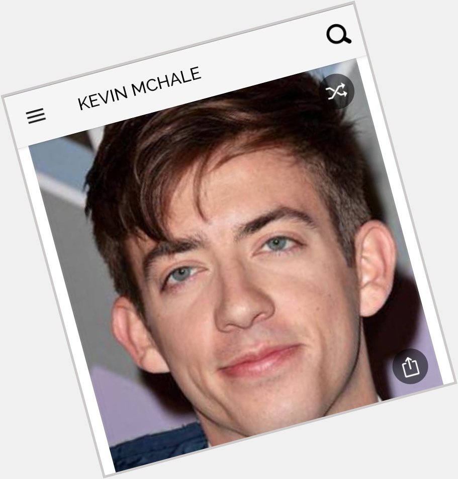 Happy birthday to this great actor.  Happy birthday to Kevin McHale 