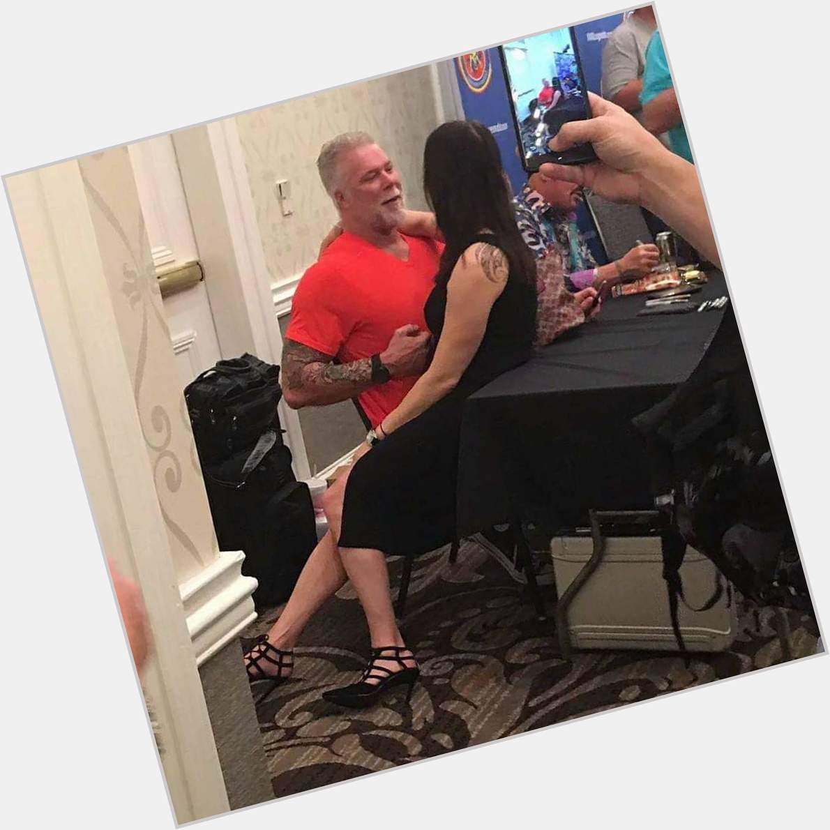 Chyna reunited with long time friend, Happy Birthday to WWE Hall of Famer Kevin Nash Angie TeamChyna 
