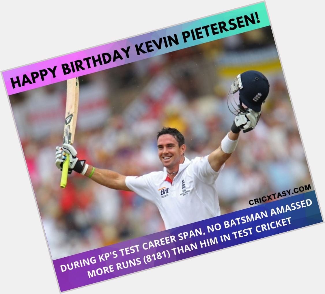 Happy Birthday to the dynamic England batsman, Kevin Pietersen!    