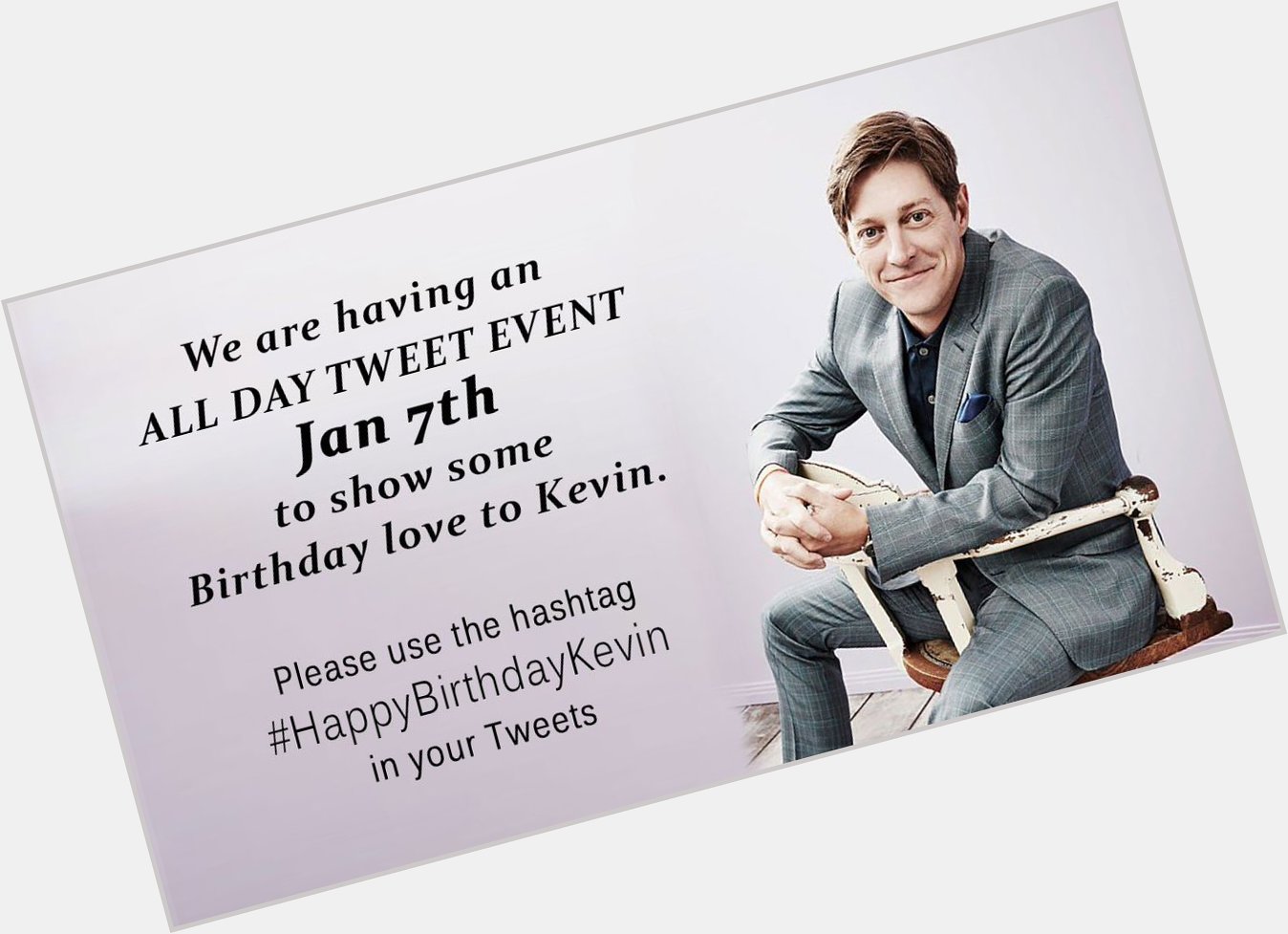 This Sunday join & fans to wish our fave a very happy birthday! Spread the love 