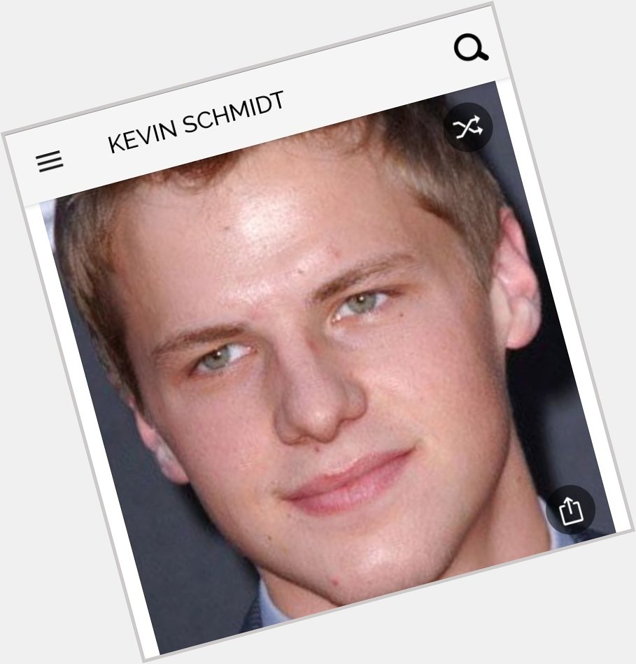 Happy birthday to this great actor.  Happy birthday to Kevin Schmidt 