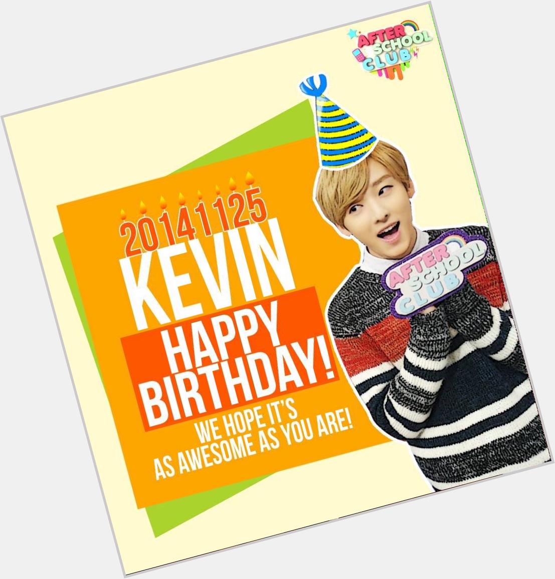 Happy Birthday UKISS Kevin Woo. We Love You So Much oppa!   