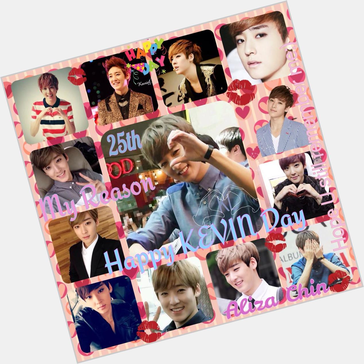  Happy birthday Kevin woo Oppa wish you all the best^^  smiling :) 
