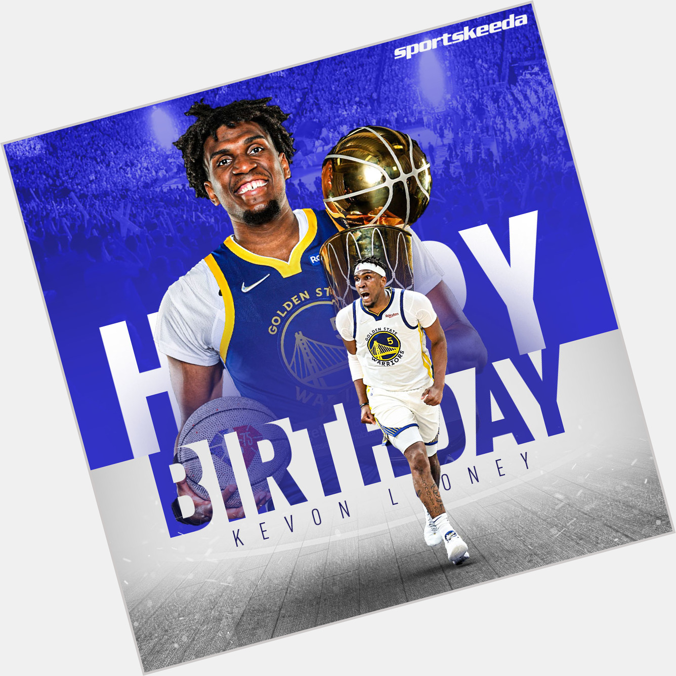 Join us in wishing a Happy 26th Birthday to 3-time NBA Champ Kevon Looney!  