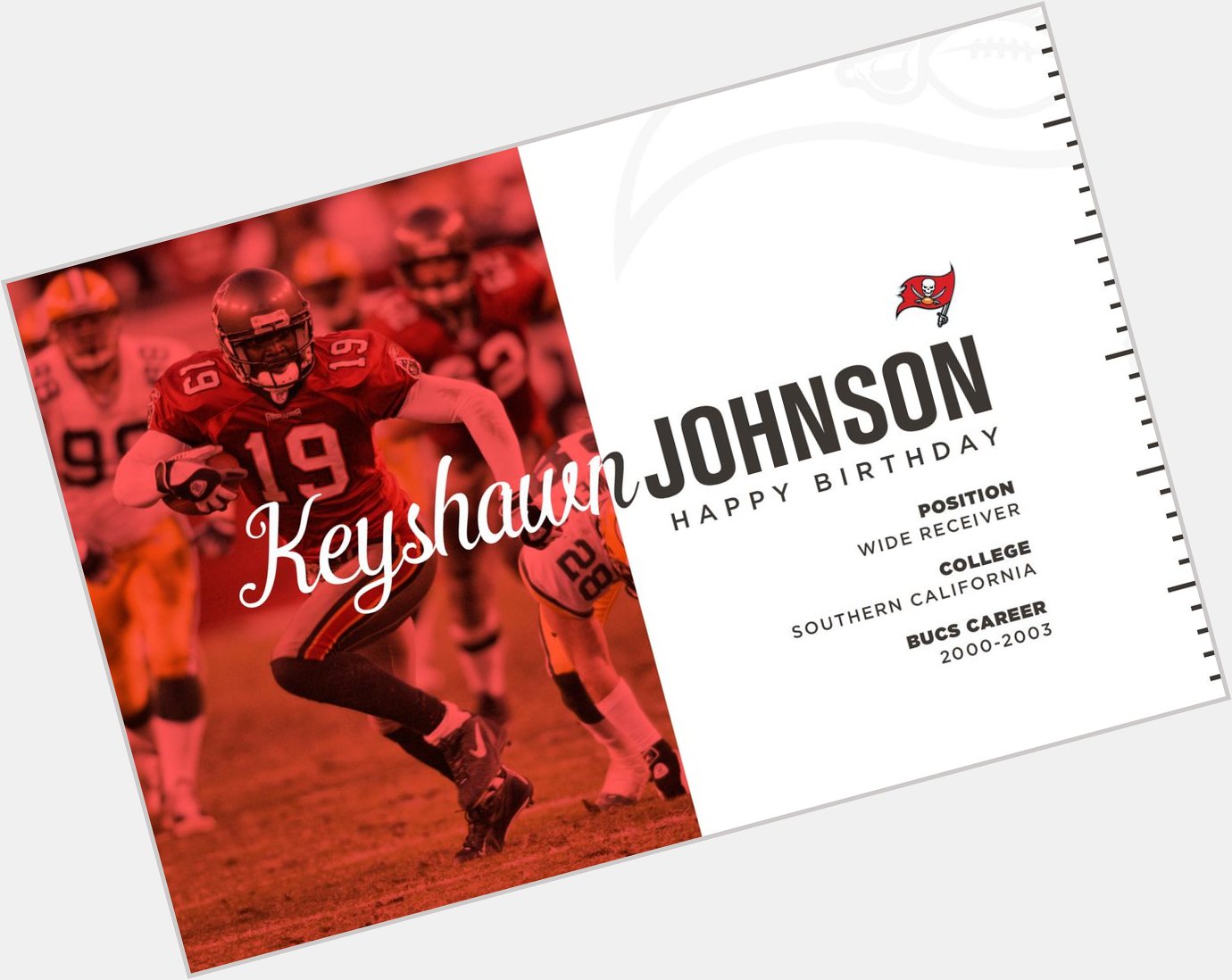  Help us wish a happy birthday to Super Bowl champion, Keyshawn Johnson! 