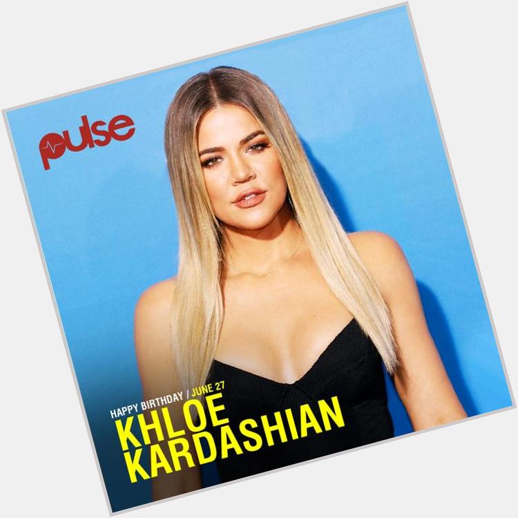 Reality TV star, Khloe Kardashian turns 33 today! Happy birthday Khloe!!  