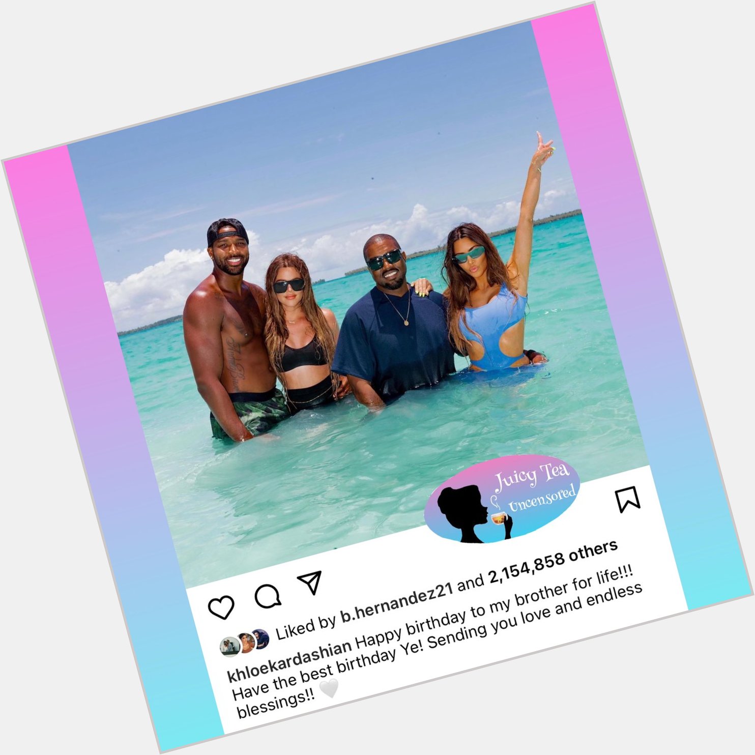 Khloe Kardashian wants to wish Kanye West a Happy Birthday.   