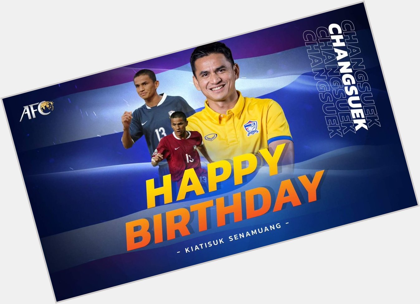  Join us in wishing Kiatisuk Senamuang a happy birthday   The Thailand legend turns 47 today!  | 