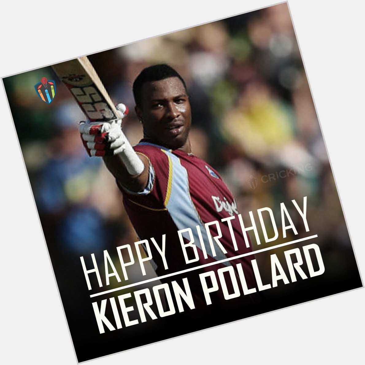 Happy Birthday Kieron Pollard. The West Indies cricketer turns 30 today. 