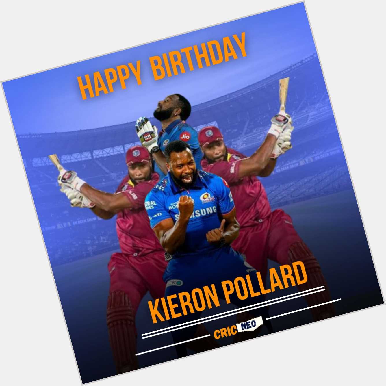Wishing Happy Birthday  to Kieron Pollard    