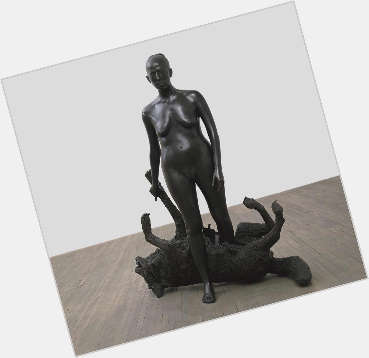 Happy Birthday to Kiki Smith. Beautiful sculptures, the black is \the new black\. 