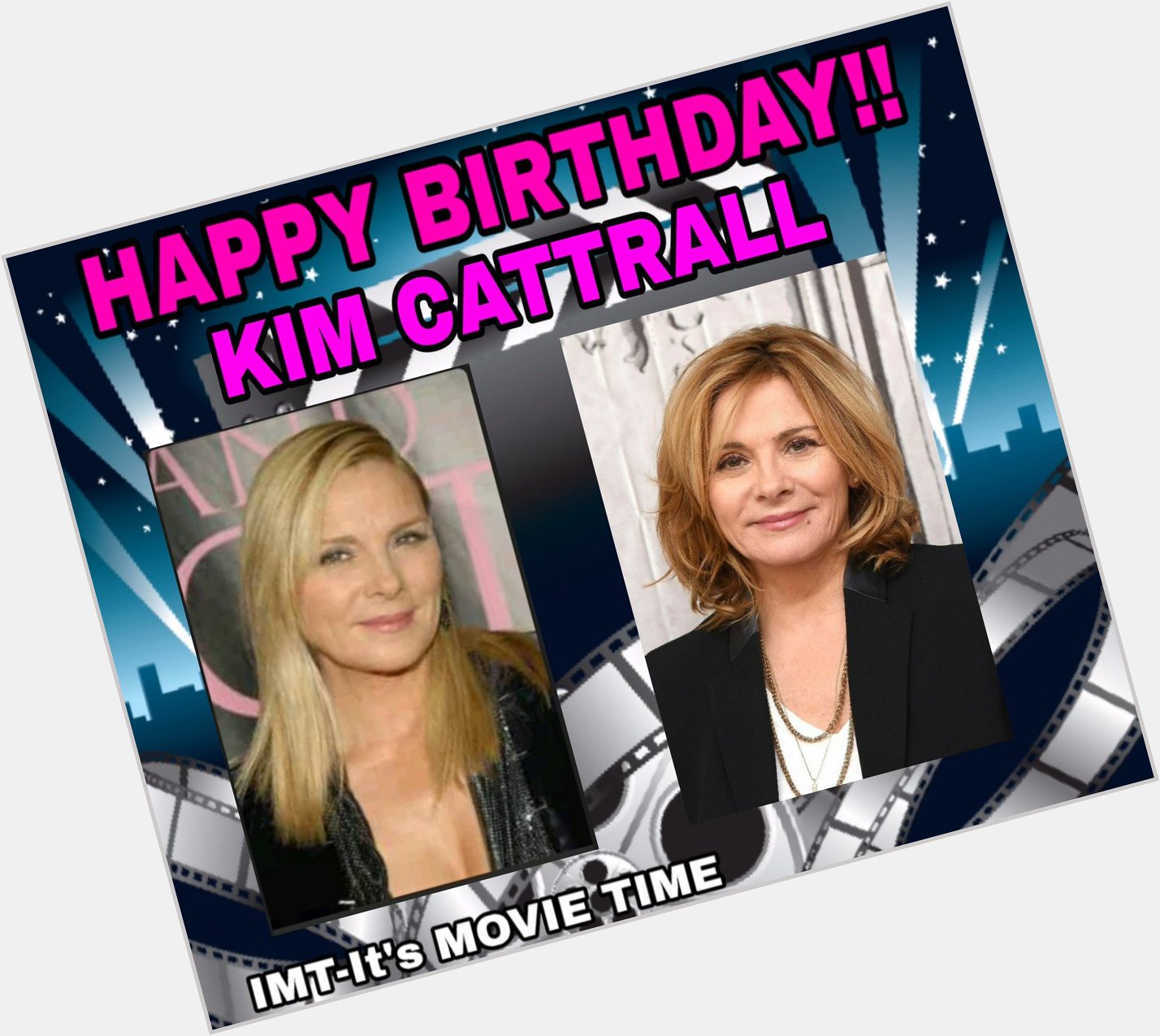 Happy Birthday to Kim Cattrall! She is celebrating 64 years. 