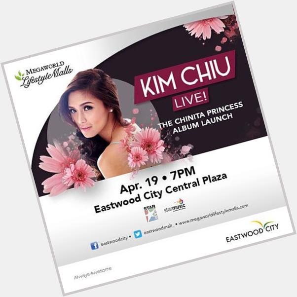 April 19 @ 7pm
Happy Birthday Kim Chiu 