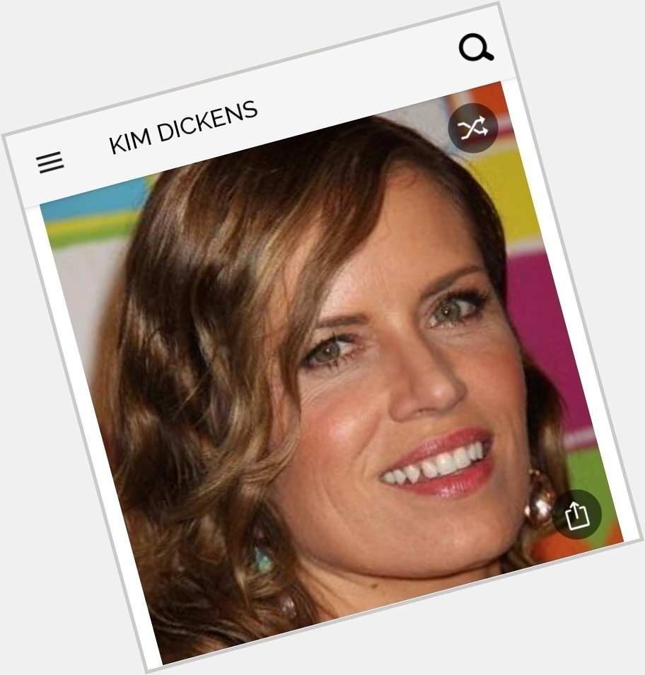 Happy birthday to this great actress.  Happy birthday to Kim Dickens 