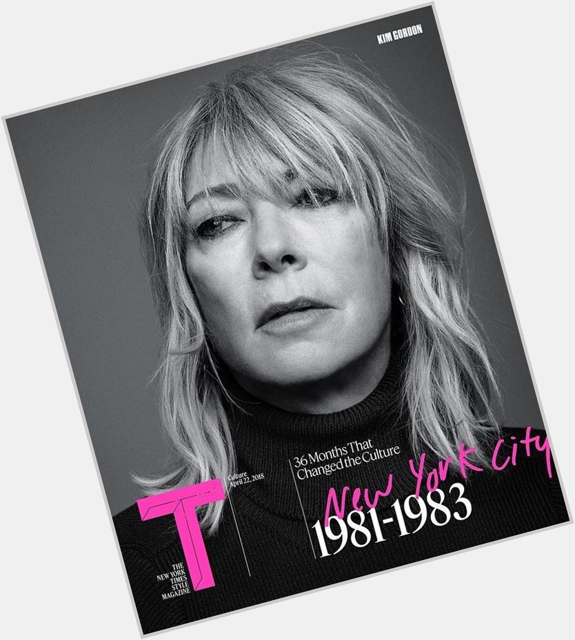 Happy 65th birthday to one of our all-time favorites, Kim Gordon. 