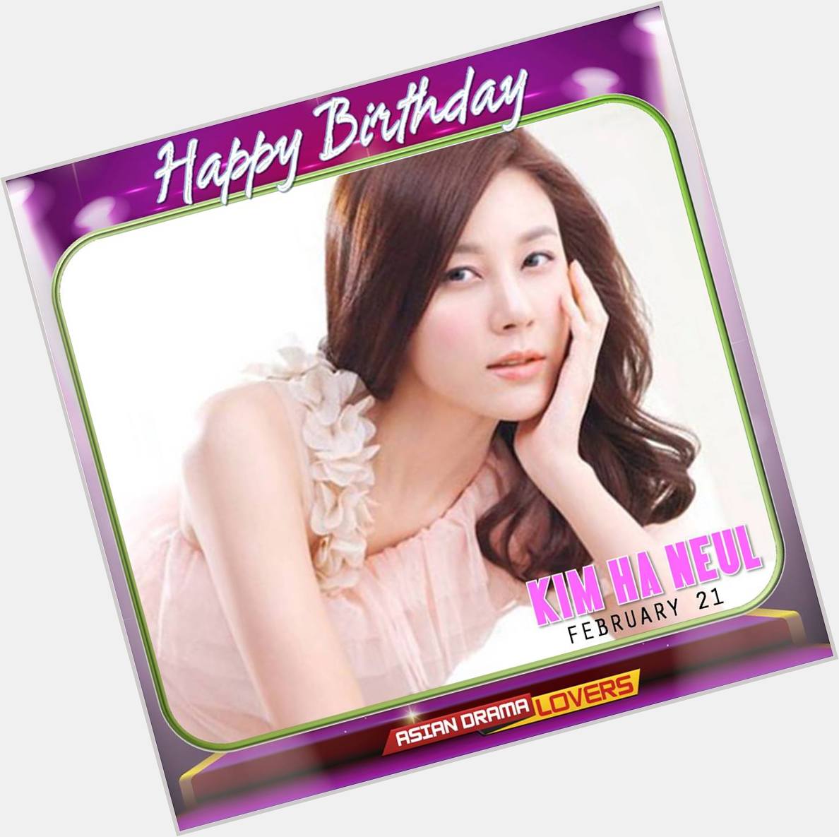 Happy Birthday kim Ha Neul! 