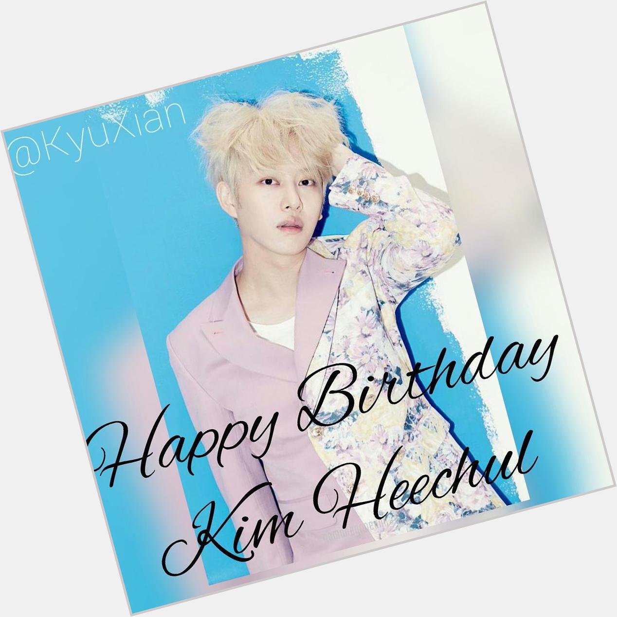Happy birthday Kim Heechul^^ 
