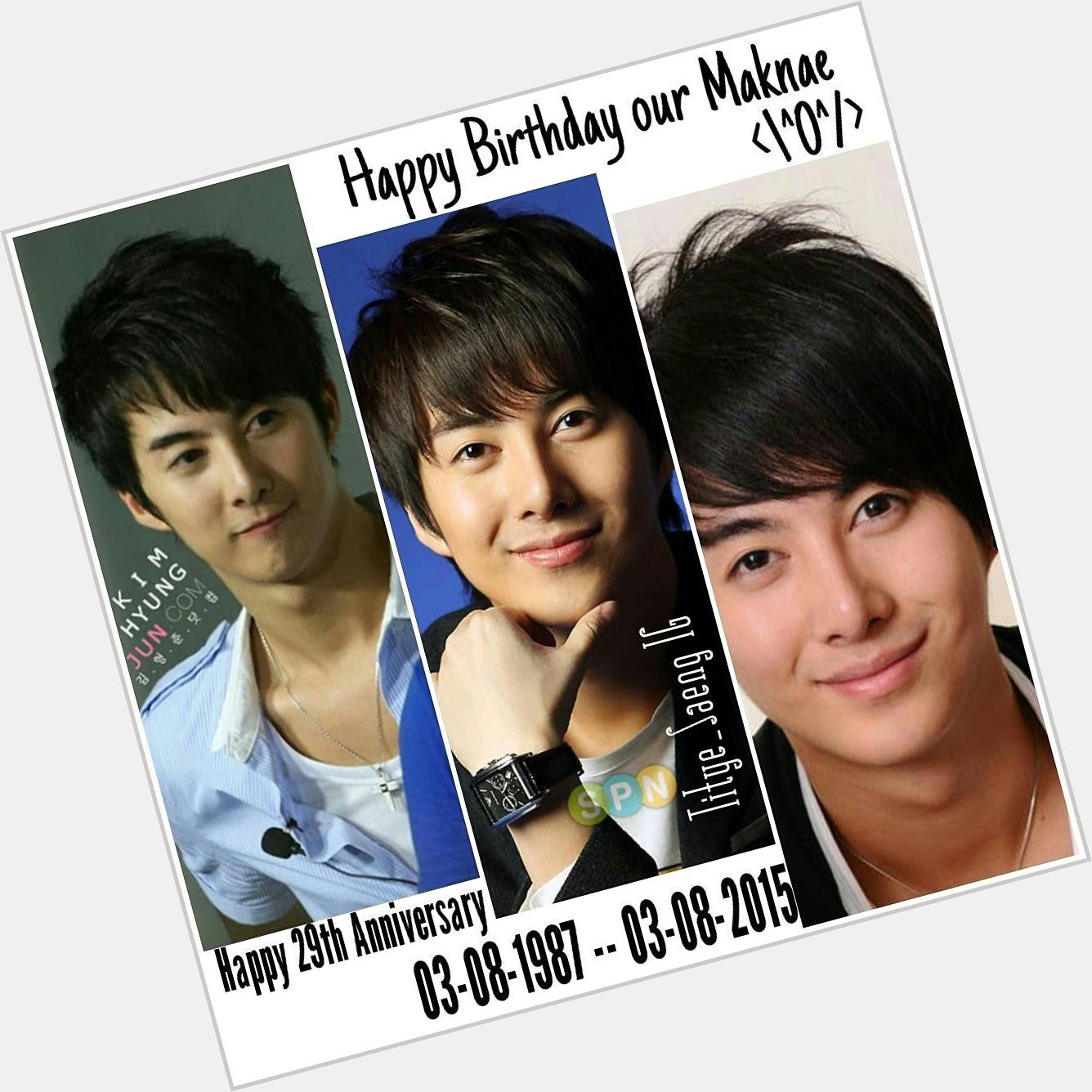 Happy birthday to you Our Maknae Kim Hyung Jun,wish you all the best,sukses always,you are the best Maknae     