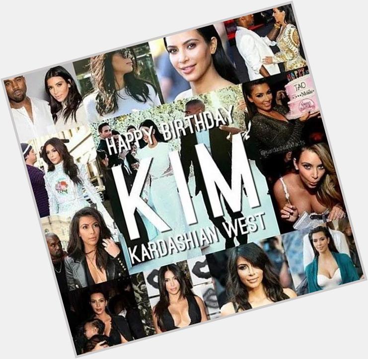 Happy Birthday Kim Kardashian, wishing you more amazing selfies    
