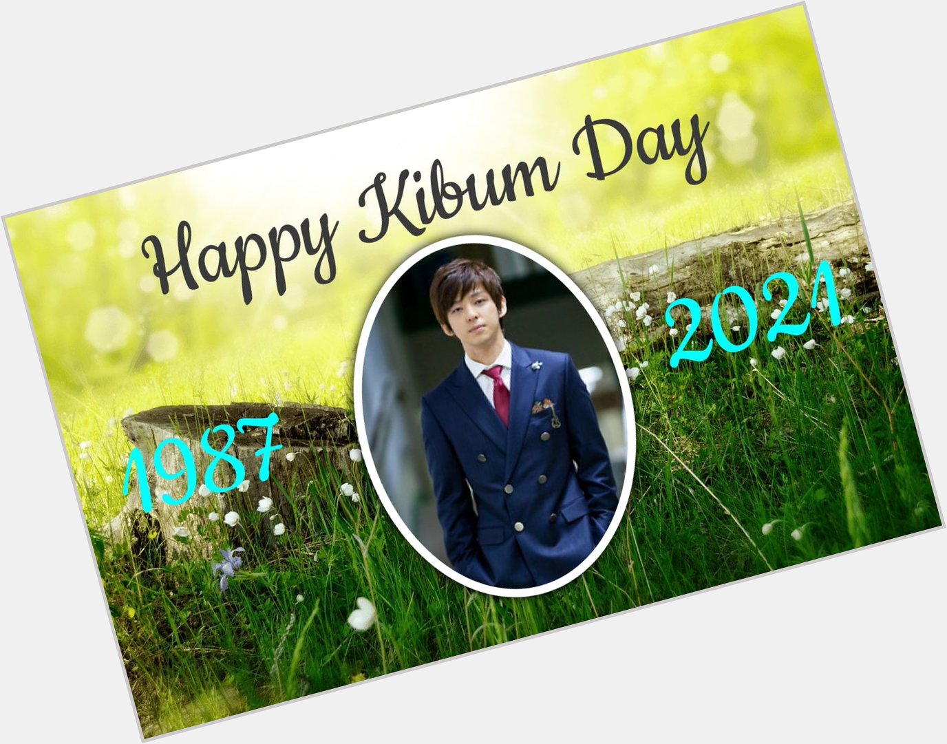 Enjoy the day, year and all the most beautiful moments of this day. Happy birthday Kim Kibum 