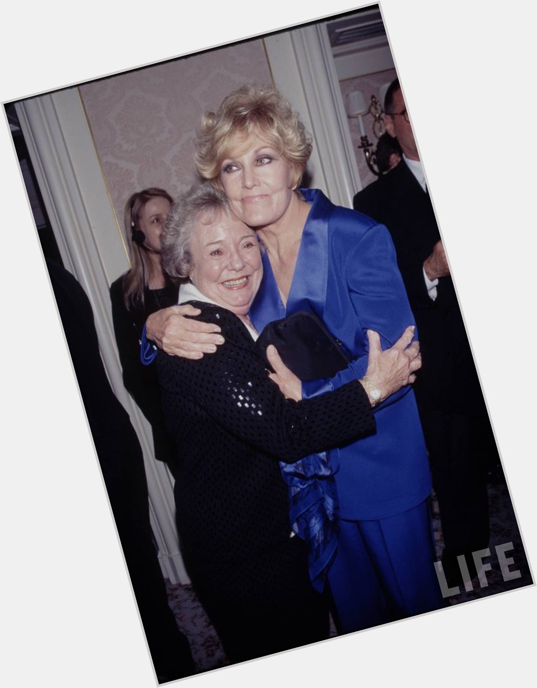 Happy birthday Kim Novak.
No date or credits with this photo, but my guess is that\s Patricia Hitchcock with KN 