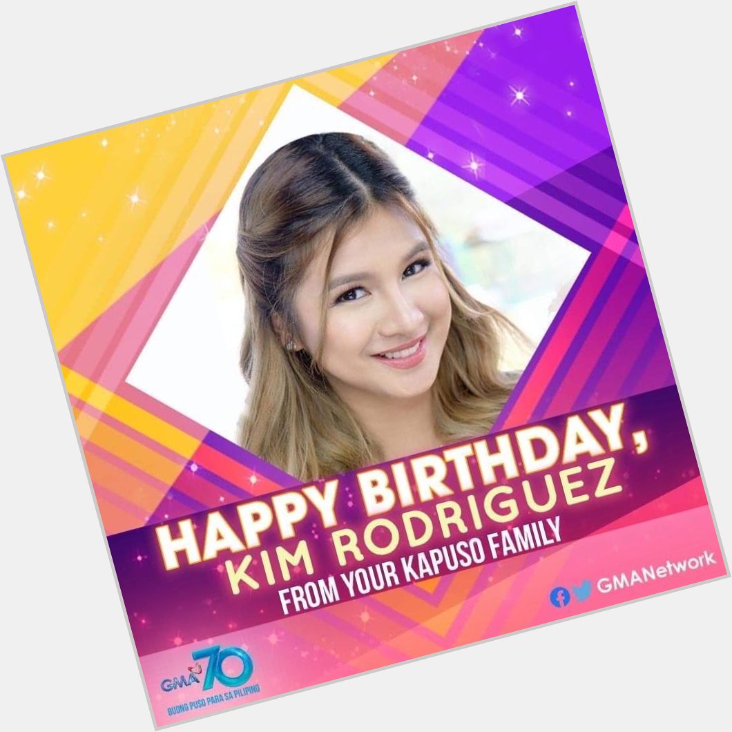 Happy birthday, Kim Rodriguez. We love you!   