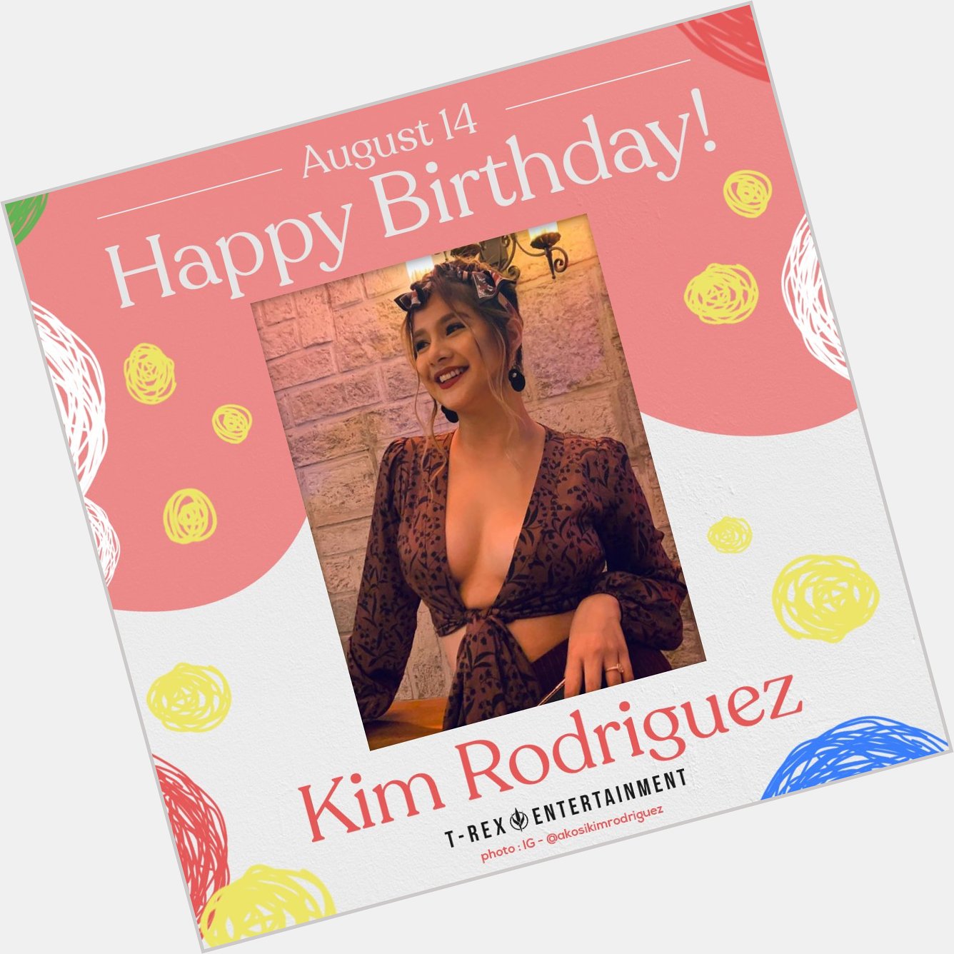 Happy 26th birthday to you, Kim Rodriguez!   Trivia: Her birth name is Kim Jerami Empasis Rebadulla. 