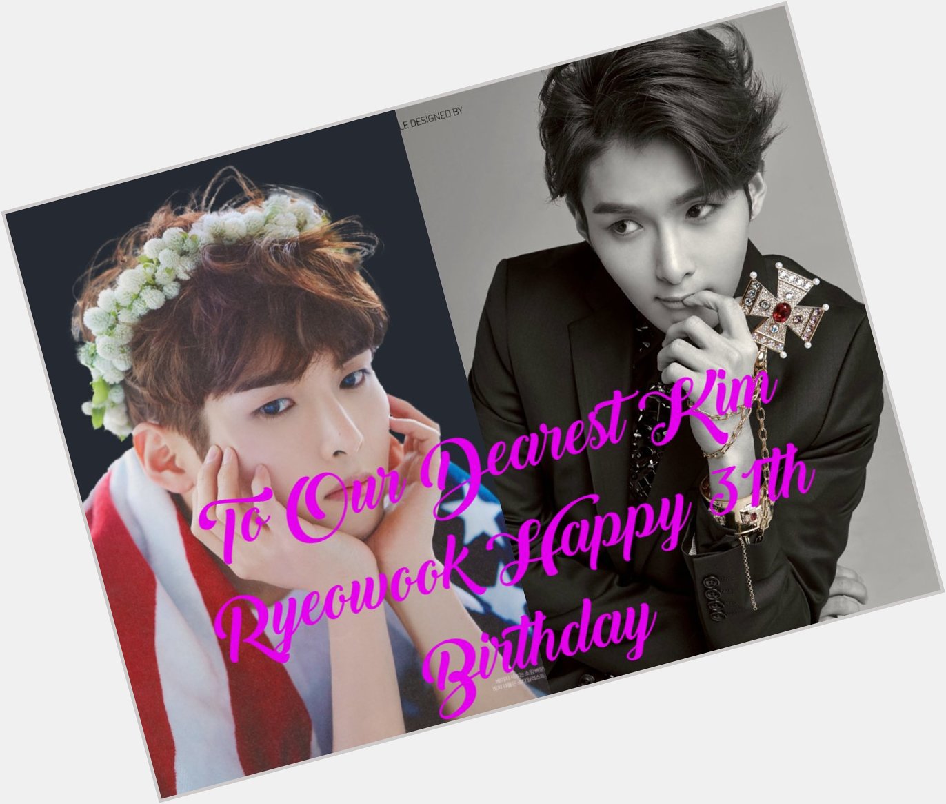 To Our Beloved Kim Ryeowook Happy 31th Birthday   